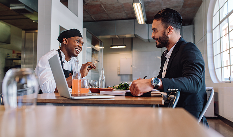 Meeting with a Business Owner